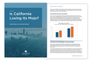 New Report: Is California Shedding its Mojo?